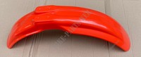 Plastic, front fender Flash Red R119 Honda XR350R 1985 and 86, XR600R 1985 and 86